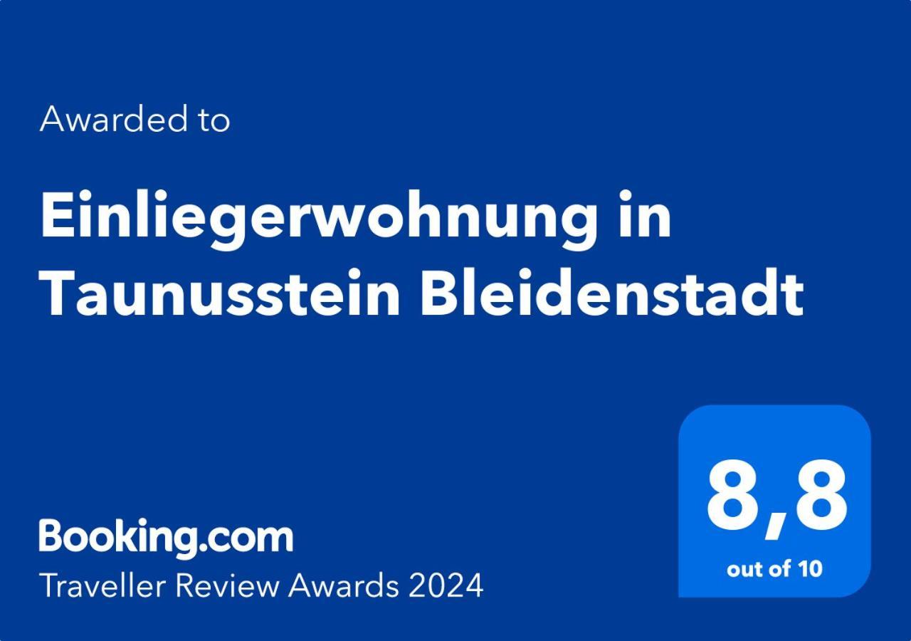 Einliegerwohnung In Taunusstein Bleidenstadt 外观 照片